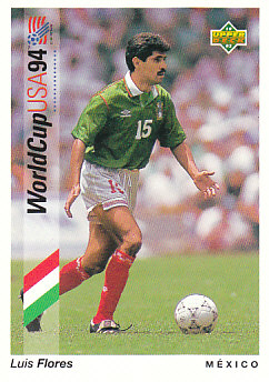 Luis Flores Mexico Upper Deck World Cup 1994 Preview Eng/Spa #43
